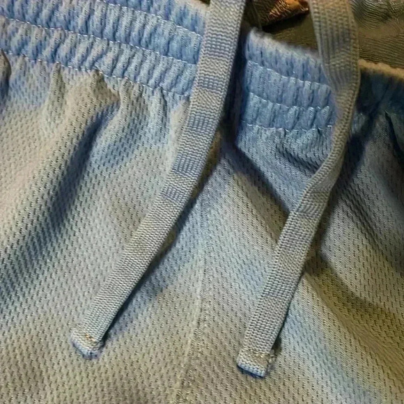 NBA Elevation Blue Black Logo Drawstring Basketball Shorts - Picture 8 of 10